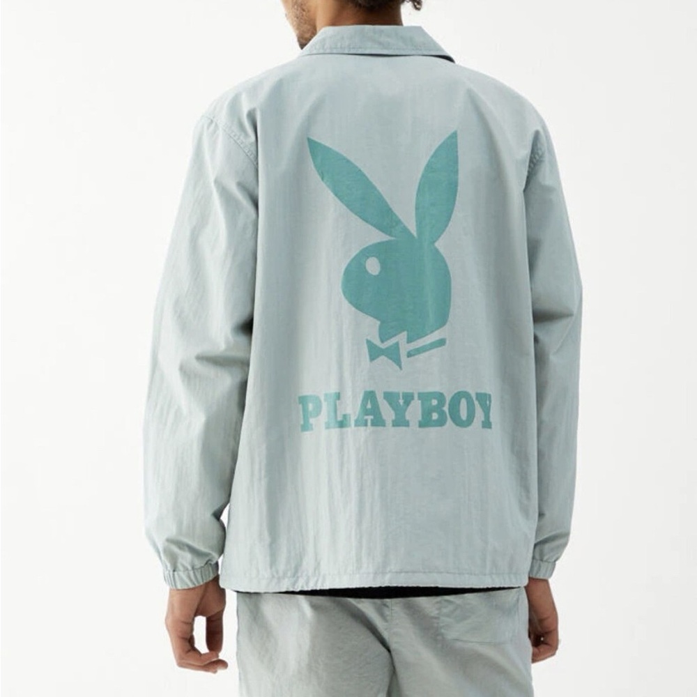 Playboy by Pacsun mint nylon jacket- S